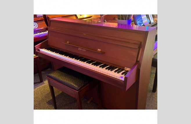 Zender Satin Mahogany 108 Upright Piano, Used - All Inclusive Premium Package (SN:59013) - Image 5